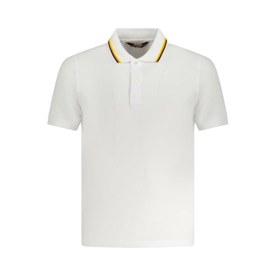 K-WAY Weißes Baumwoll-Poloshirt