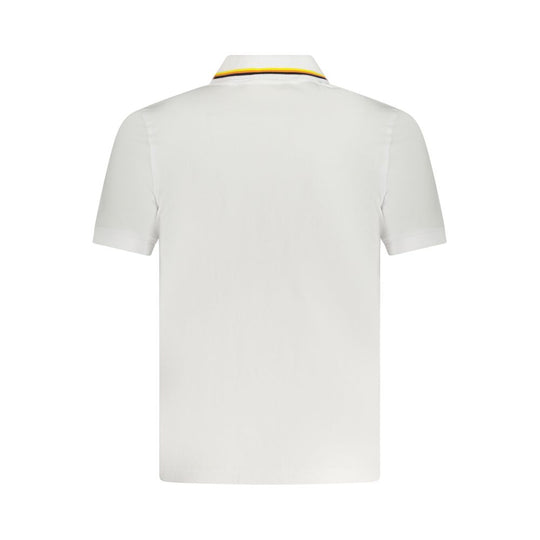 K-WAY Weißes Baumwoll-Poloshirt
