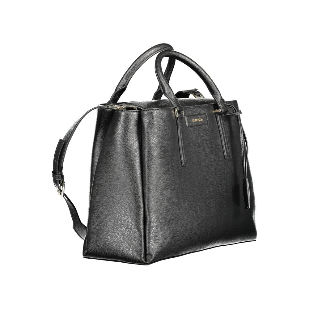 Calvin Klein Schwarze Polyester-Handtasche