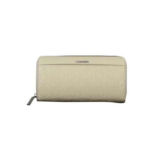 Calvin Klein Beige Polyethylen Damen Geldbörse