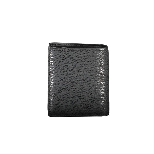 Tommy Hilfiger Schwarzes Leder Herren Portemonnaie
