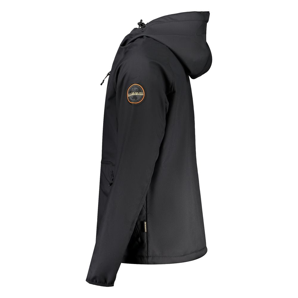 Napapijri Schwarze Recycelte Polyester Herren Jacke