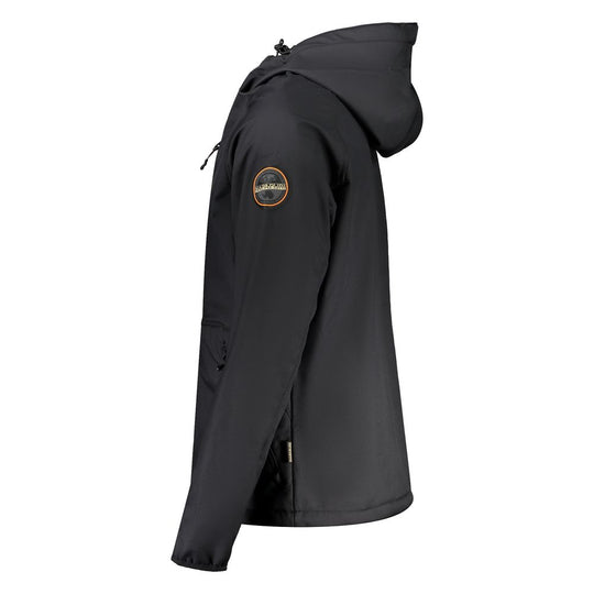 Napapijri Schwarze Recycelte Polyester Herren Jacke