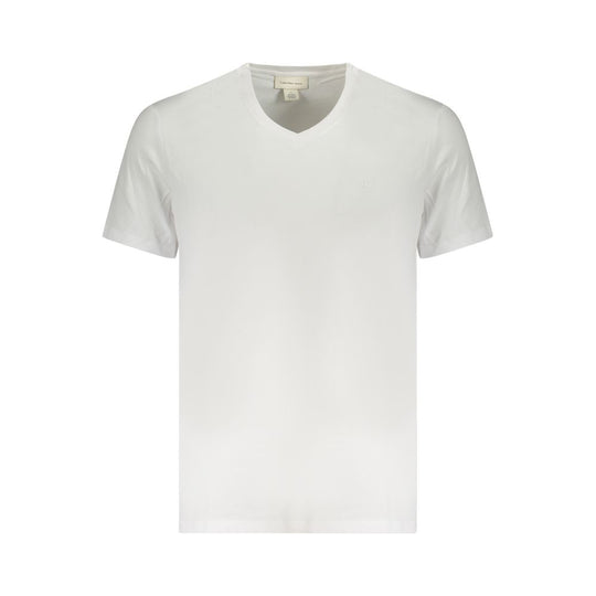 Calvin Klein Weißes Baumwolle Männer T-Shirt