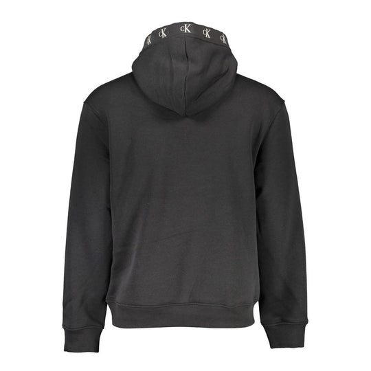 Calvin Klein Schwarzer Baumwollpullover für Männer