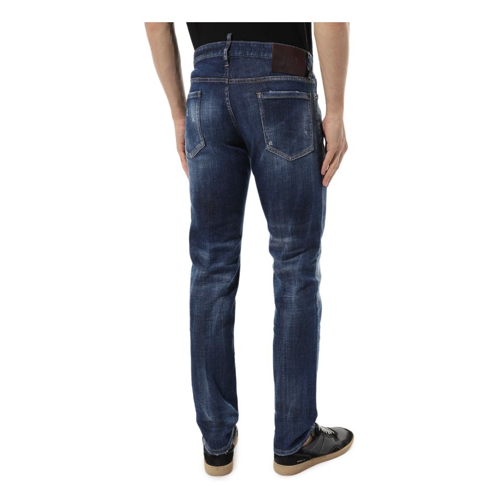 Dsquared² Blaue Baumwolle Herren Slim Jean