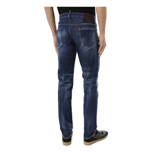 Dsquared² Blaue Baumwolle Herren Slim Jean