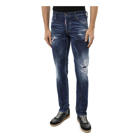 Dsquared² Blaue Baumwolle Herren Slim Jean