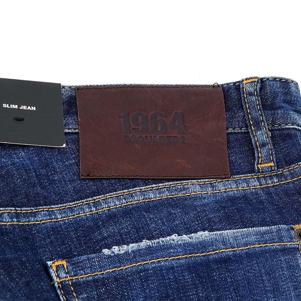 Dsquared² Blaue Baumwolle Herren Slim Jean