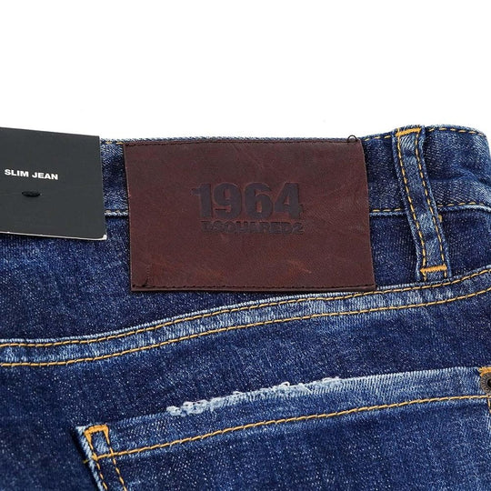 Dsquared² Blaue Baumwolle Herren Slim Jean