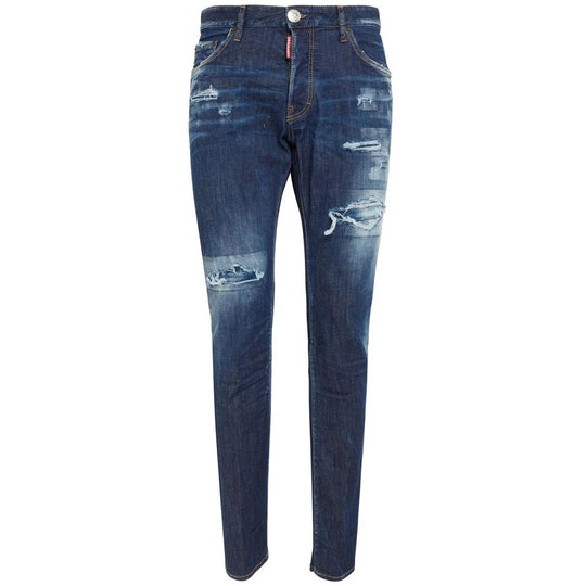Dsquared² Blaue Baumwolle Männer Jeans
