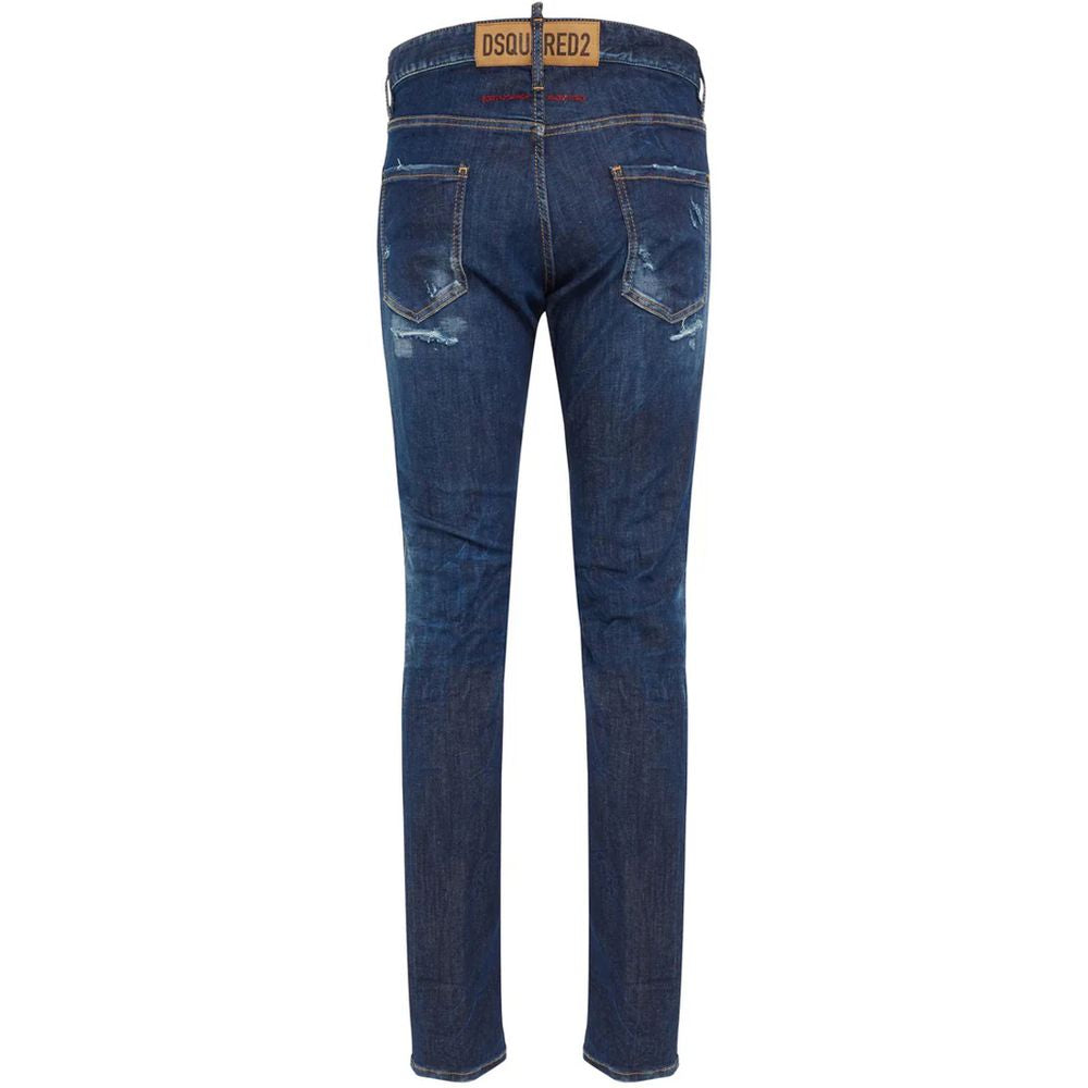 Dsquared² Blaue Baumwolle Männer Jeans