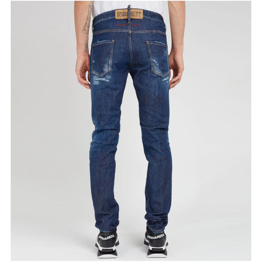 Dsquared² Blaue Baumwolle Männer Jeans