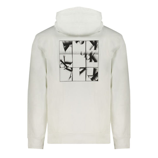 Calvin Klein Weißer Baumwollpullover