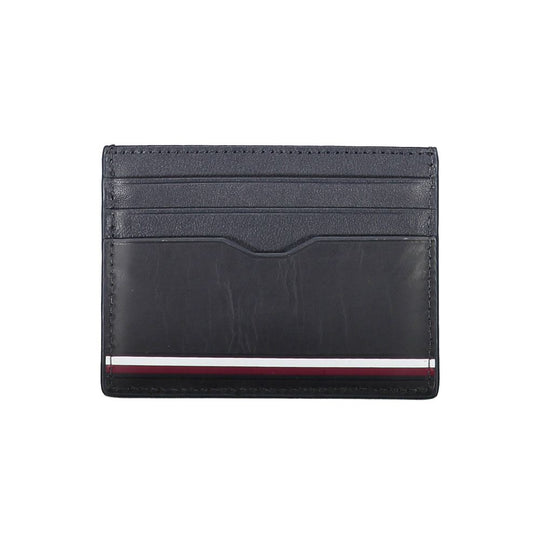 Tommy Hilfiger Blaue Leder Herren Geldbörse