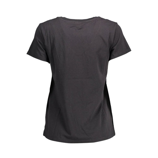 Levi's Schwarzes Baumwoll-T-Shirt für Frauen