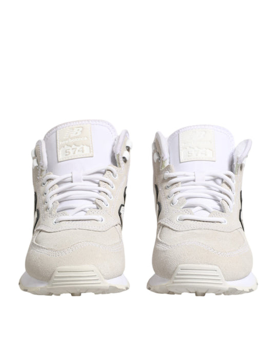 New Balance Off Weiß Wildleder Turnschuhe Schuhe