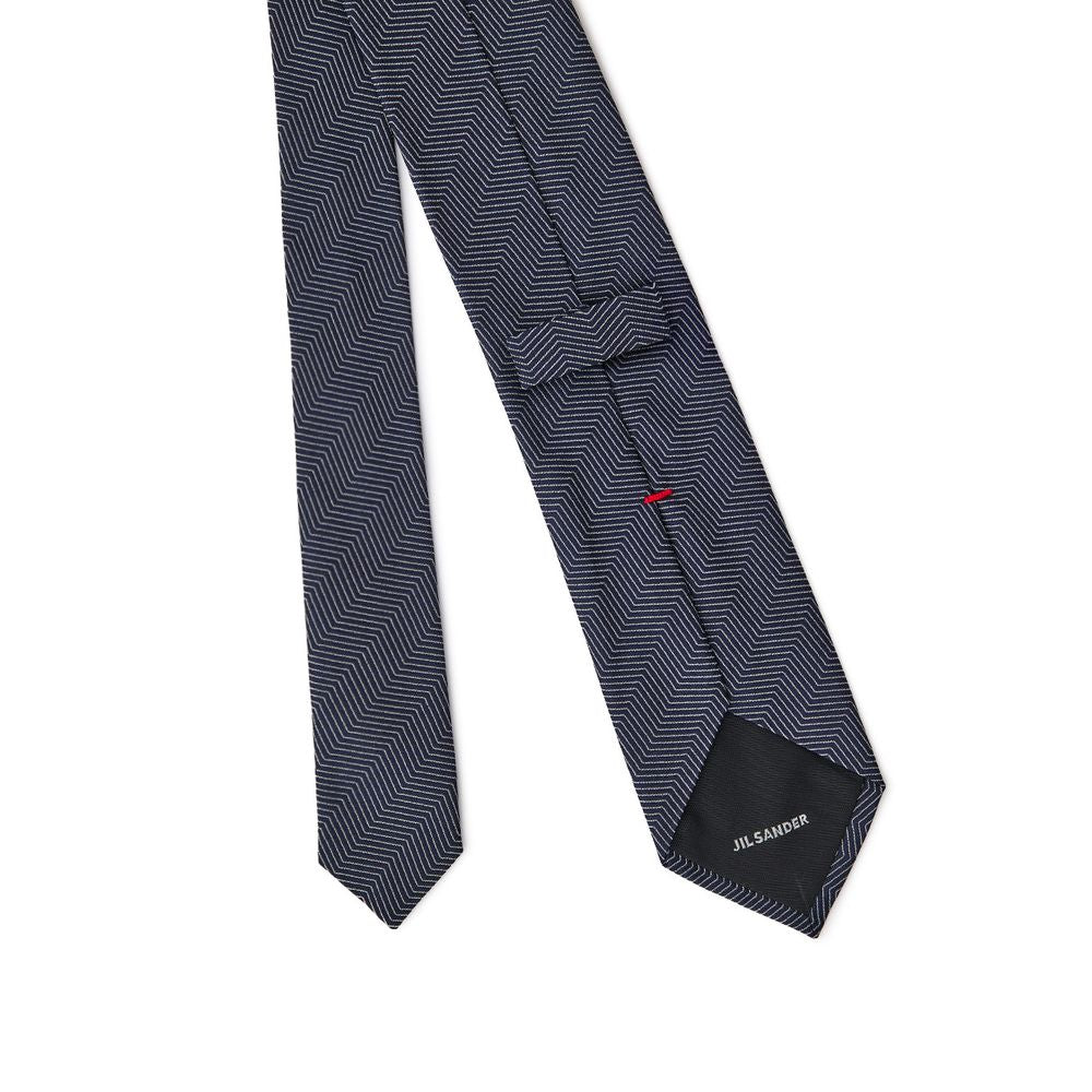 Jil Sander Blaue Seide Ty
