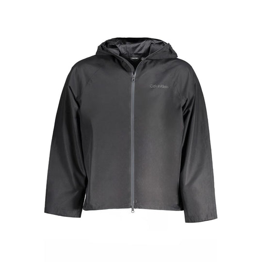 Calvin Klein Schwarze Polyester Herrenjacke