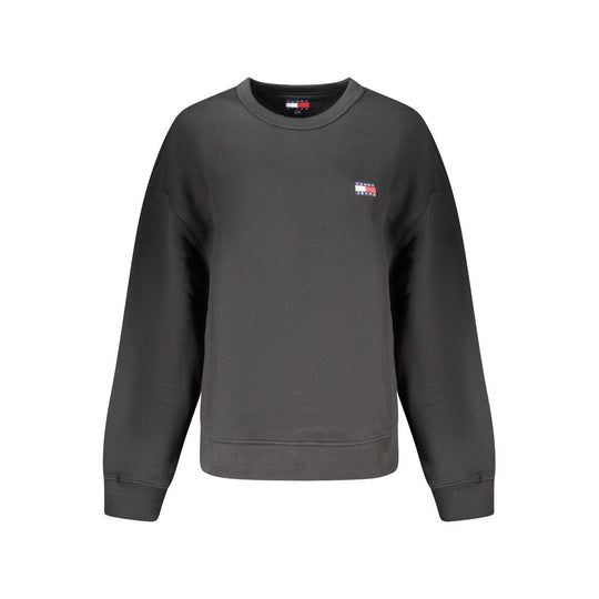Tommy Hilfiger Schwarzer Baumwollpullover für Frauen
