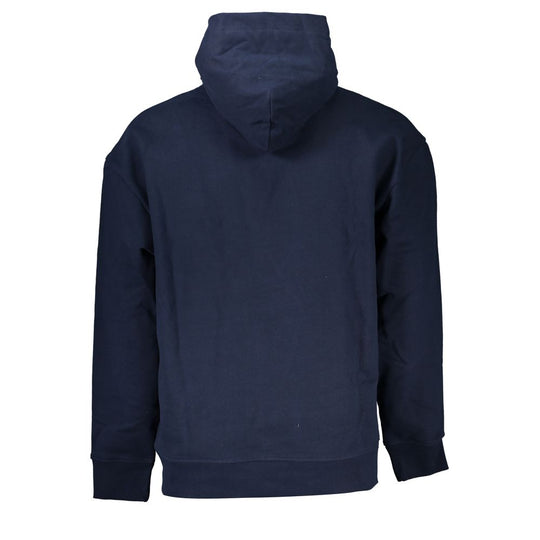 Tommy Hilfiger Umweltbewusstes blaues Sweatshirt mit Kapuze