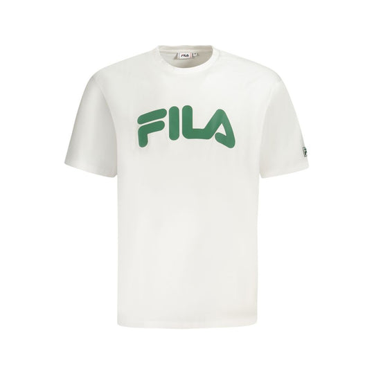 Fila Weißes Baumwolle Männer T-Shirt