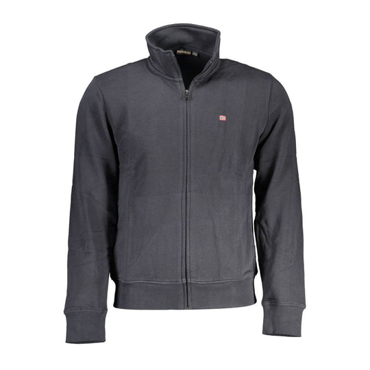 Napapijri Schwarzer Baumwollpullover für Männer