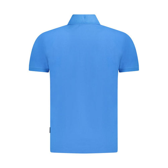 Napapijri Blaues Baumwoll-Poloshirt für Männer
