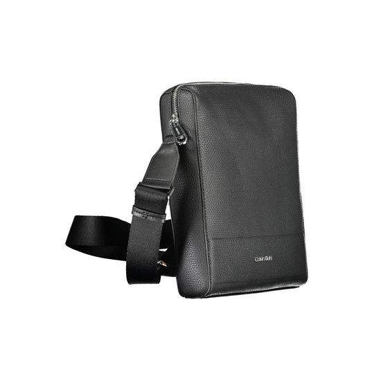 Calvin Klein Schwarze Polyester Herren Umhängetasche