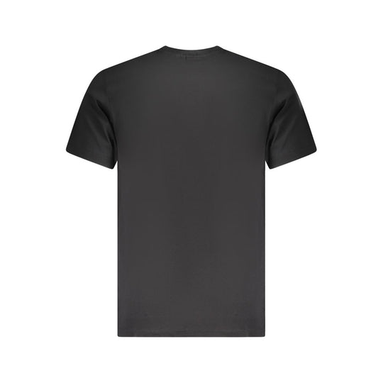 Fila Schwarzes Baumwolle Männer T-Shirt