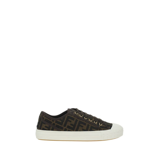 Fendi Monochrome Turnschuhe