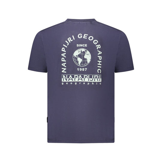Napapijri Blau Baumwolle Männer T-Shirt