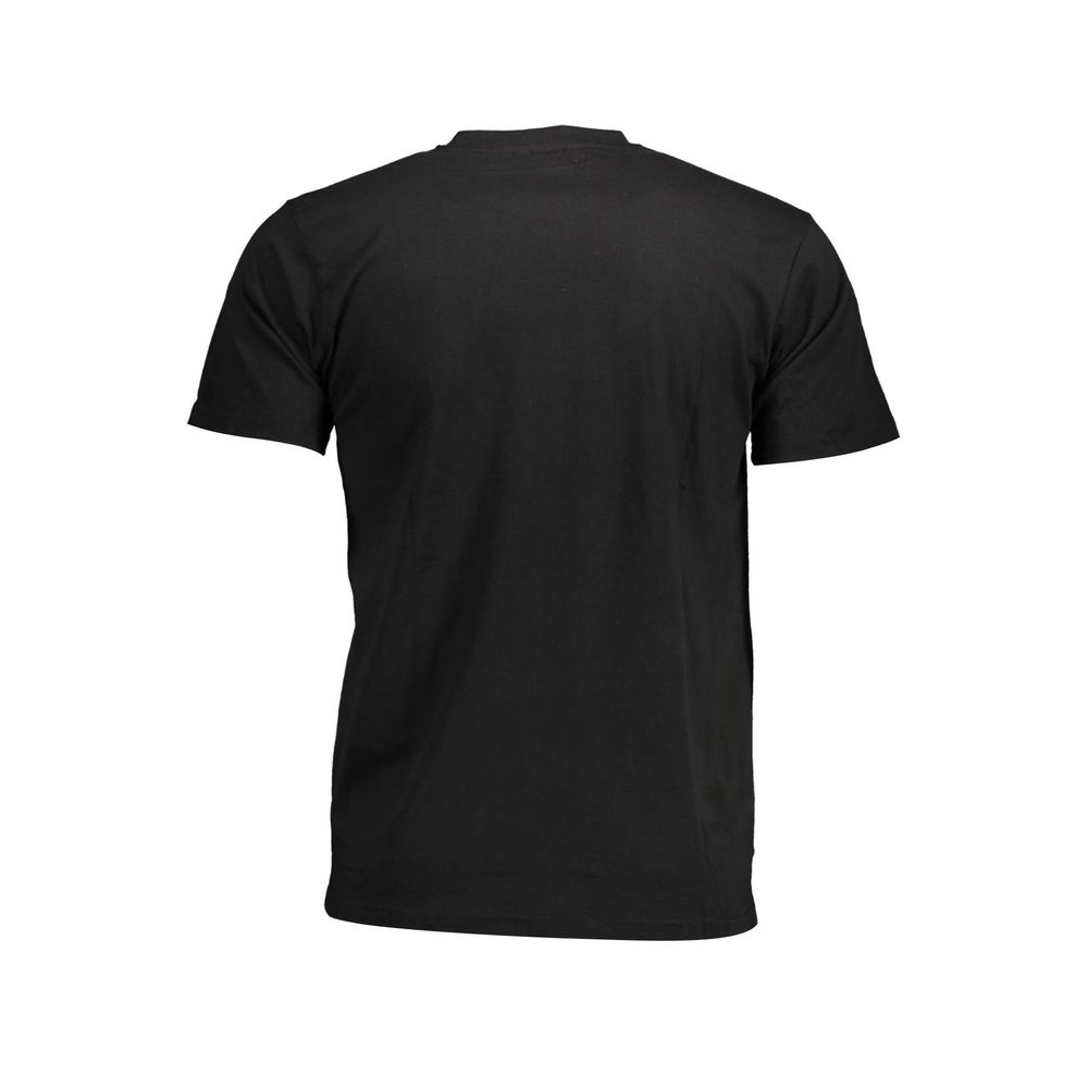 Sergio Tacchini Schwarzes Baumwolle Männer T-Shirt
