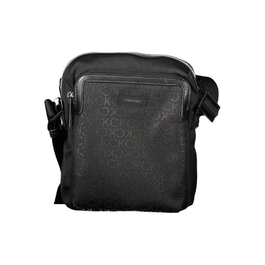 Calvin Klein Schwarze Polyester Männer Umhängetasche