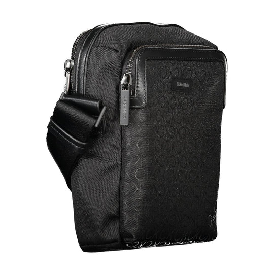 Calvin Klein Schwarze Polyester Männer Umhängetasche