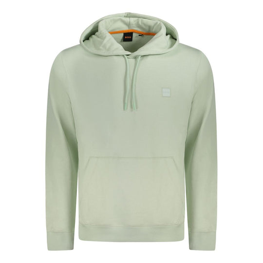 Hugo Boss Grüner Baumwollpullover für Männer