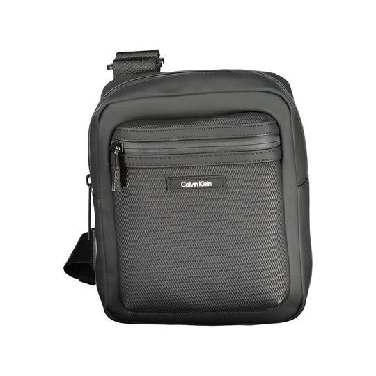 Calvin Klein Schwarze Polyester Männer Umhängetasche