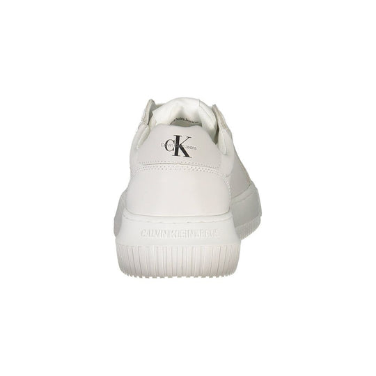 Calvin Klein Weißer Polyester Damen Sneaker