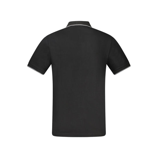 Hugo Boss Schwarzes Baumwoll-Poloshirt