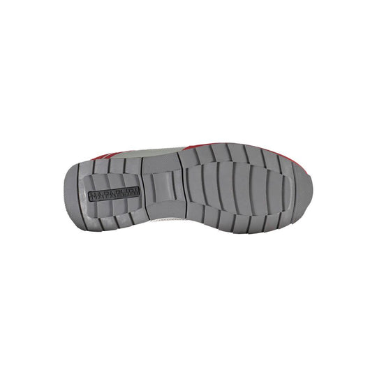 Napapijri Rote Leder Herren Sneaker