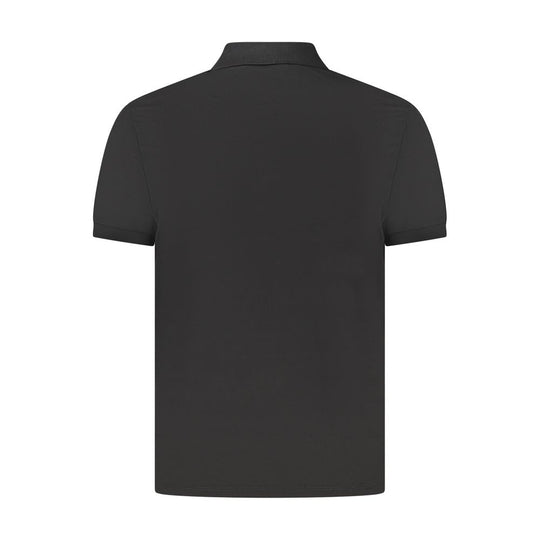 Calvin Klein Schwarzes Baumwoll-Poloshirt für Männer