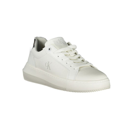 Calvin Klein Weißes Polyethylen Damen Sneaker