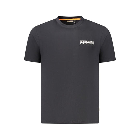 Napapijri Schwarzes Baumwolle Männer T-Shirt