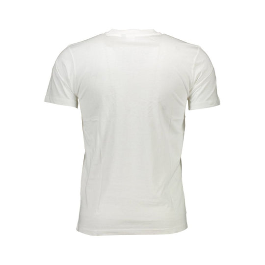 Sergio Tacchini Weißes Baumwolle Männer T-Shirt