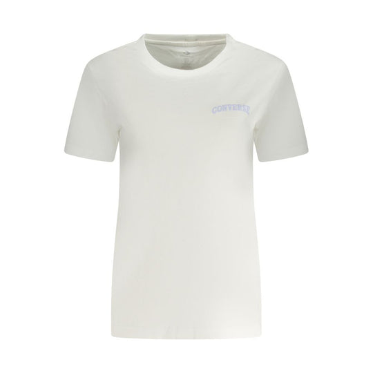 Converse Weißes T-Shirt aus Baumwolle für Frauen