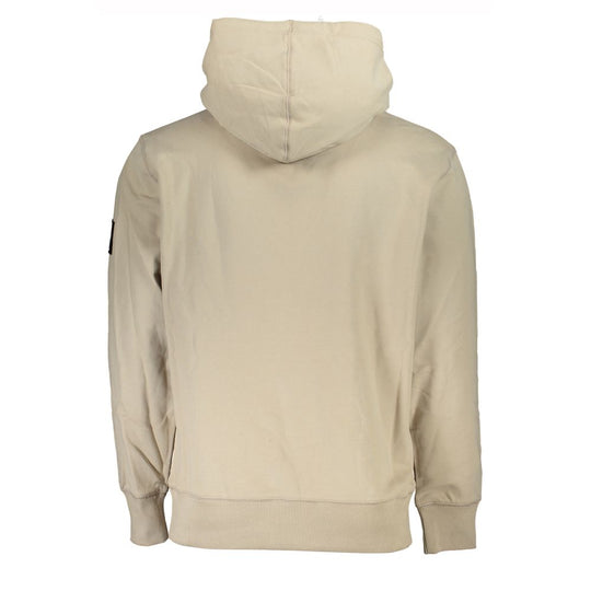Calvin Klein Beigefarbener Baumwollpullover