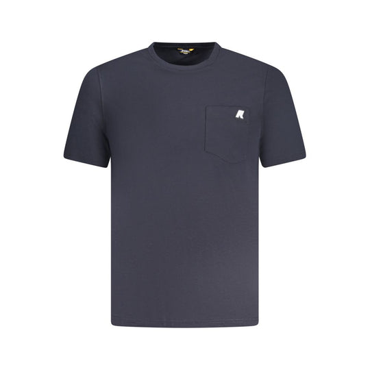 K-WAY T-Shirt aus blauer Baumwolle