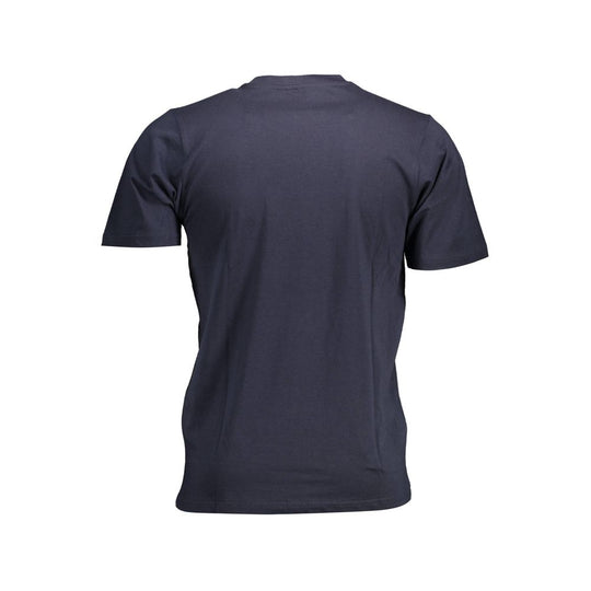 Sergio Tacchini Blau Baumwolle Männer T-Shirt