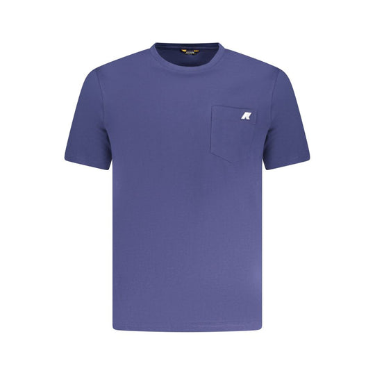 K-WAY T-Shirt aus blauer Baumwolle