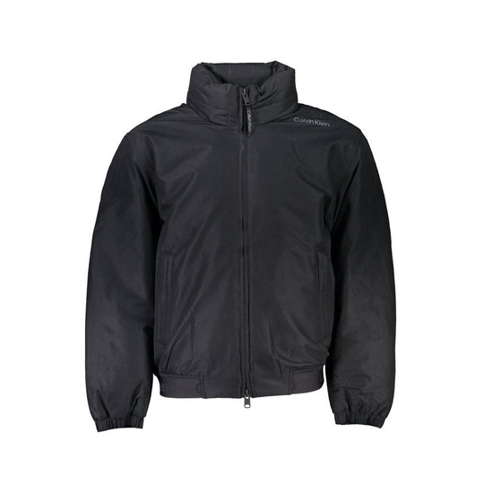 Calvin Klein Schwarze Polyester Herren Jacke